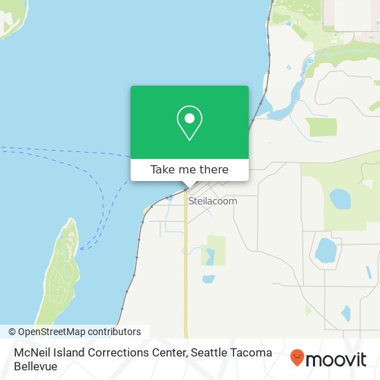 McNeil Island Corrections Center map