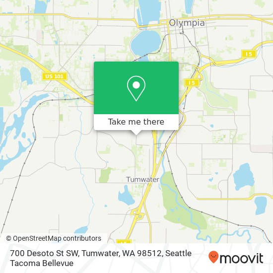 700 Desoto St SW, Tumwater, WA 98512 map