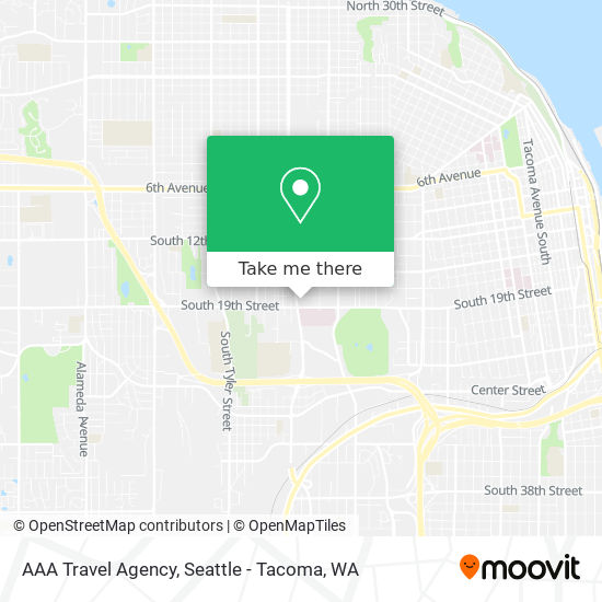 AAA Travel Agency map