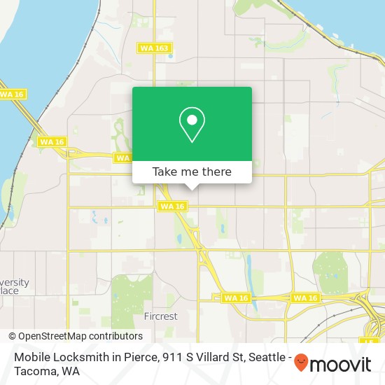 Mapa de Mobile Locksmith in Pierce, 911 S Villard St