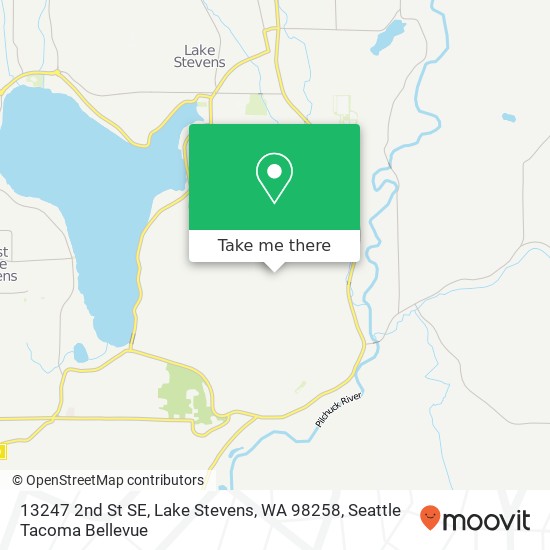 Mapa de 13247 2nd St SE, Lake Stevens, WA 98258