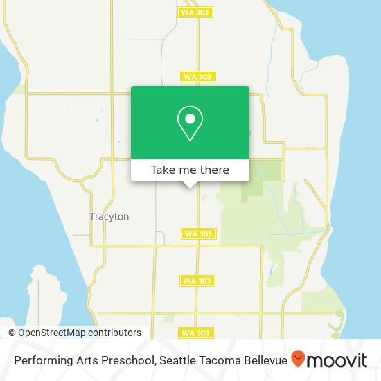 Performing Arts Preschool map