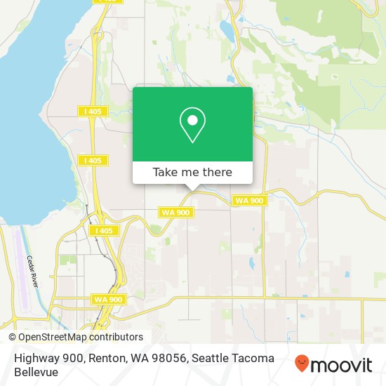 Highway 900, Renton, WA 98056 map