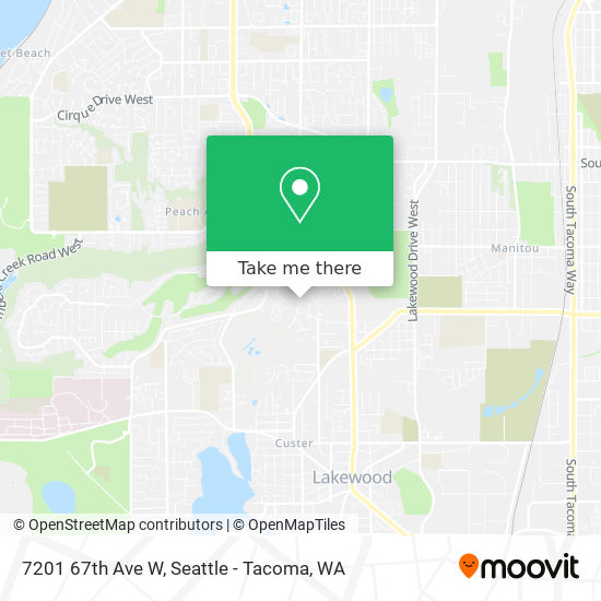 Mapa de 7201 67th Ave W