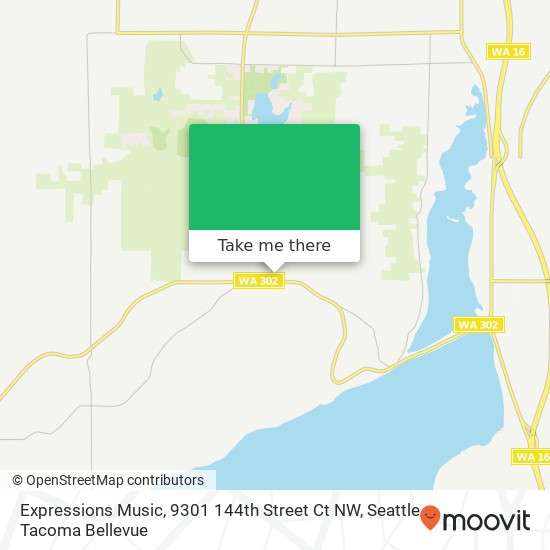 Mapa de Expressions Music, 9301 144th Street Ct NW