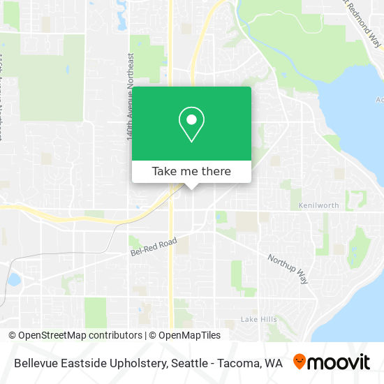 Mapa de Bellevue Eastside Upholstery