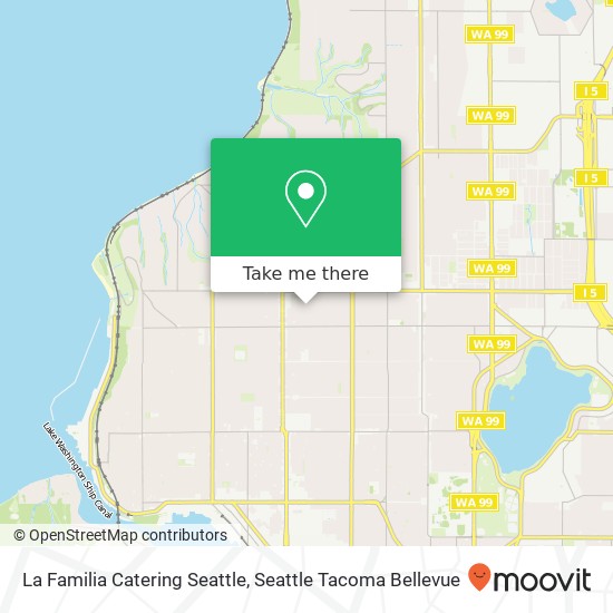 La Familia Catering Seattle map