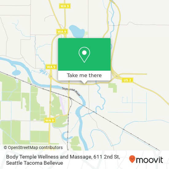 Body Temple Wellness and Massage, 611 2nd St map