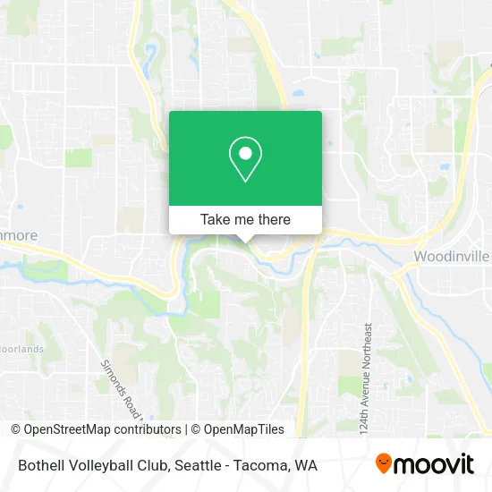 Mapa de Bothell Volleyball Club