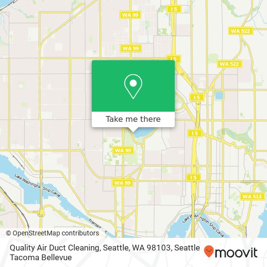 Quality Air Duct Cleaning, Seattle, WA 98103 map