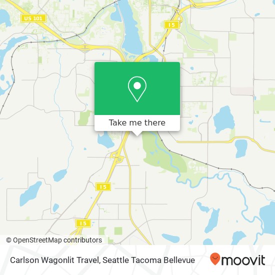 Carlson Wagonlit Travel map