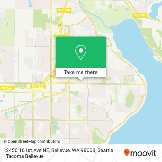 2450 161st Ave NE, Bellevue, WA 98008 map