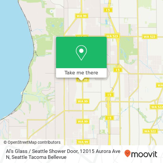 Al's Glass / Seattle Shower Door, 12015 Aurora Ave N map