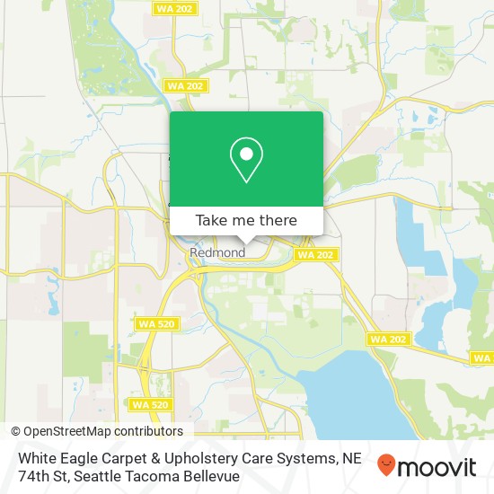 Mapa de White Eagle Carpet & Upholstery Care Systems, NE 74th St