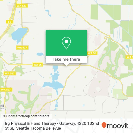 Mapa de Irg Physical & Hand Therapy - Gateway, 4220 132nd St SE