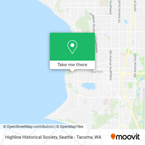 Highline Historical Society map