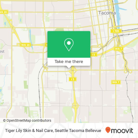 Tiger Lily Skin & Nail Care map