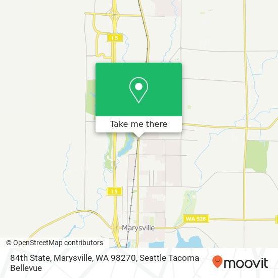 84th State, Marysville, WA 98270 map