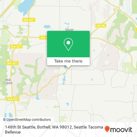 Mapa de 148th St Seattle, Bothell, WA 98012