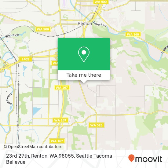 Mapa de 23rd 27th, Renton, WA 98055