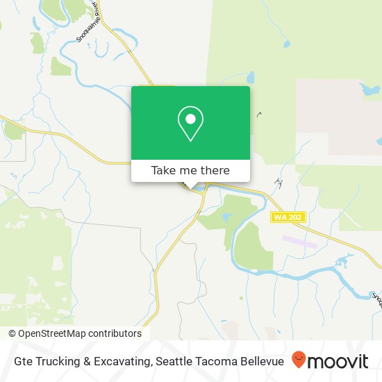 Gte Trucking & Excavating map