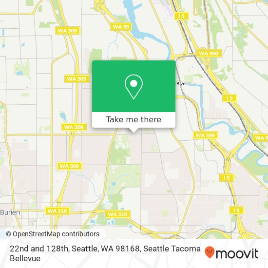 Mapa de 22nd and 128th, Seattle, WA 98168