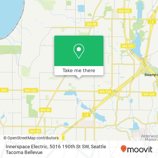 Mapa de Innerspace Electric, 5016 190th St SW