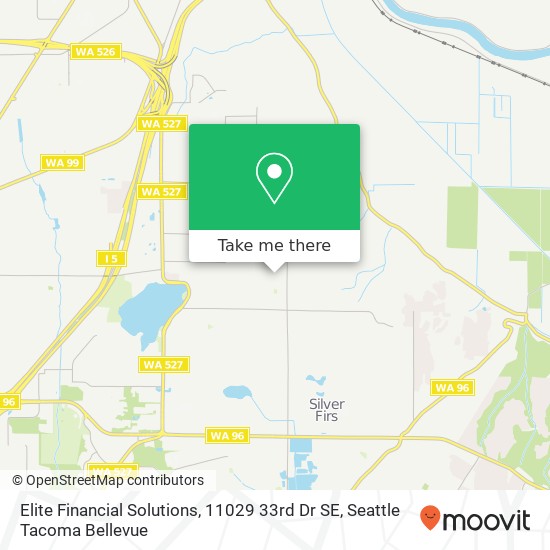 Mapa de Elite Financial Solutions, 11029 33rd Dr SE