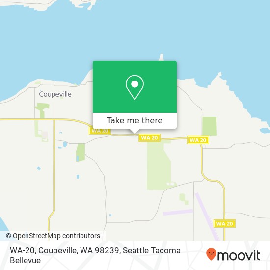 Mapa de WA-20, Coupeville, WA 98239