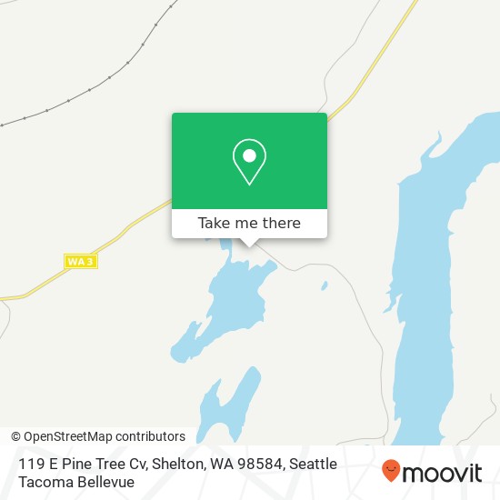 119 E Pine Tree Cv, Shelton, WA 98584 map