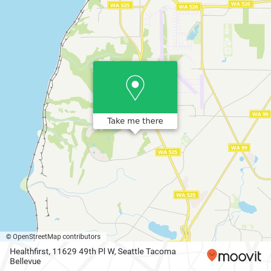 Mapa de Healthfirst, 11629 49th Pl W