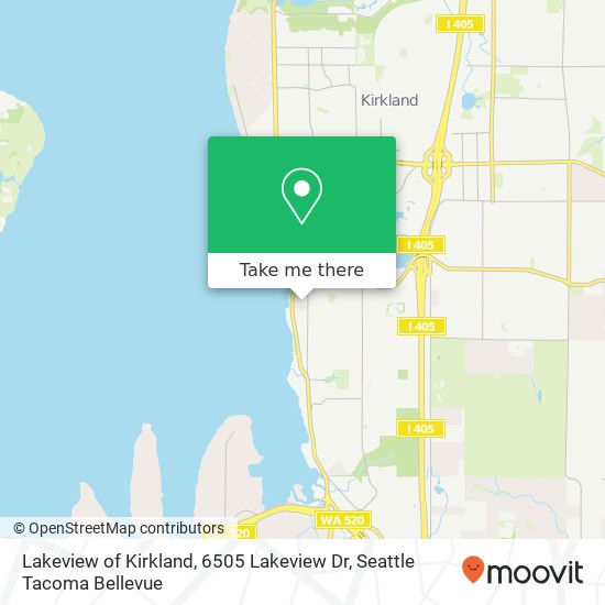 Lakeview of Kirkland, 6505 Lakeview Dr map