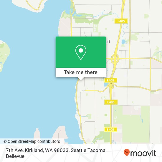 7th Ave, Kirkland, WA 98033 map