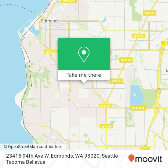 23415 94th Ave W, Edmonds, WA 98020 map