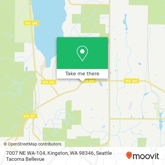 Mapa de 7007 NE WA-104, Kingston, WA 98346