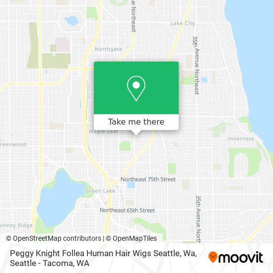 Mapa de Peggy Knight Follea Human Hair Wigs Seattle, Wa