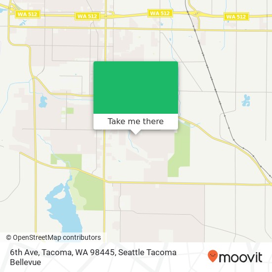 6th Ave, Tacoma, WA 98445 map