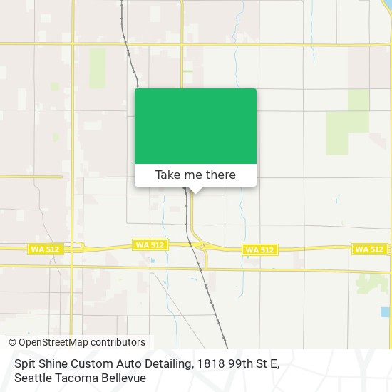 Mapa de Spit Shine Custom Auto Detailing, 1818 99th St E