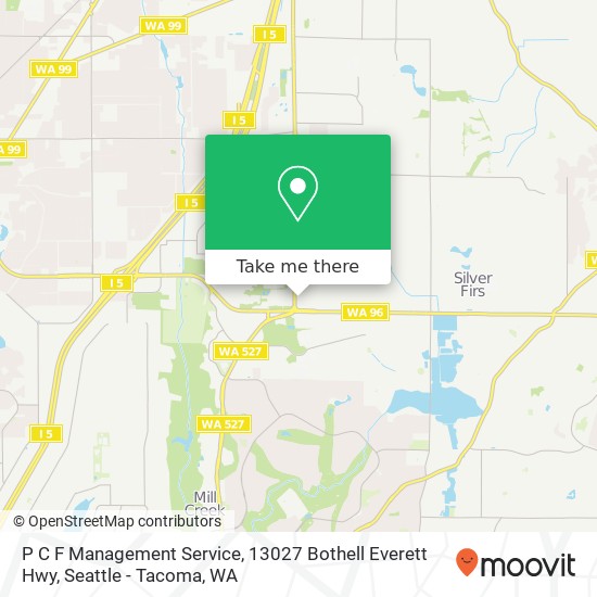 Mapa de P C F Management Service, 13027 Bothell Everett Hwy