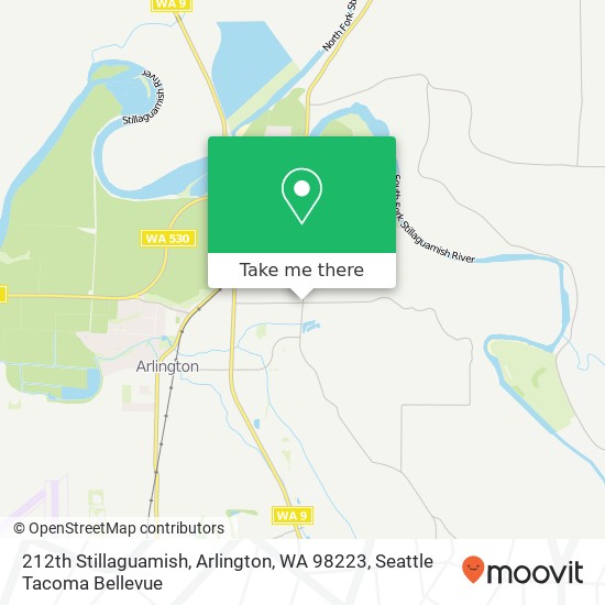 Mapa de 212th Stillaguamish, Arlington, WA 98223