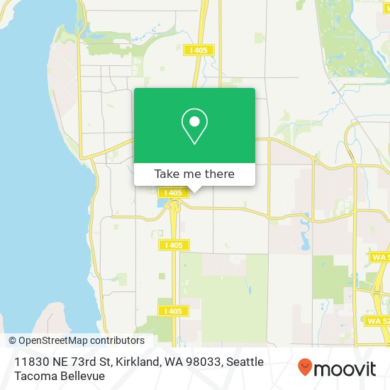 11830 NE 73rd St, Kirkland, WA 98033 map