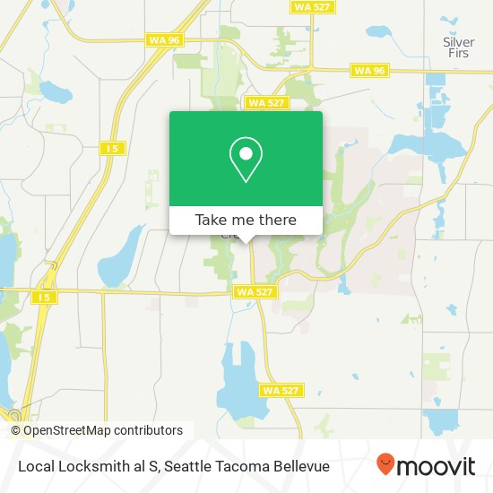 Mapa de Local Locksmith al S, 15704 Mill Creek Blvd