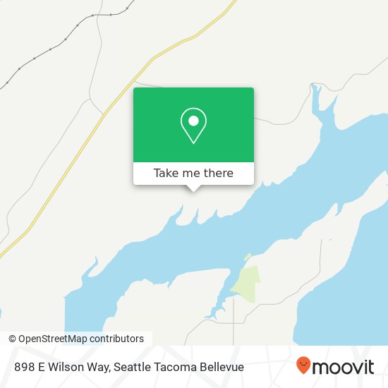 Mapa de 898 E Wilson Way, Grapeview, WA 98546