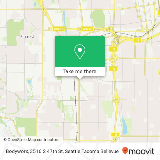Bodyworx, 3516 S 47th St map