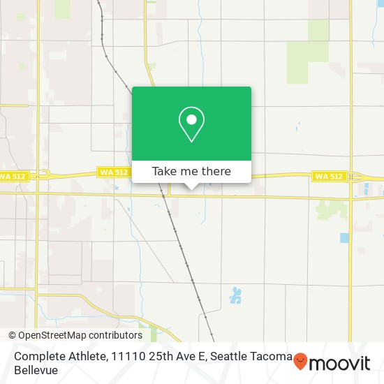 Complete Athlete, 11110 25th Ave E map