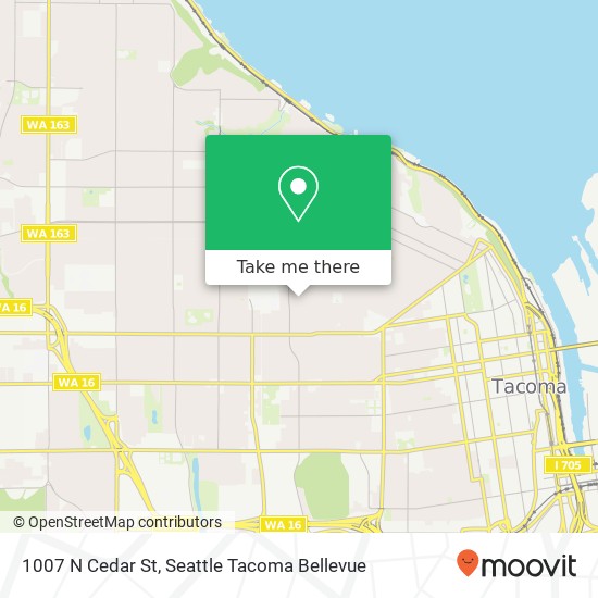 1007 N Cedar St, Tacoma, WA 98406 map