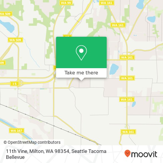 Mapa de 11th Vine, Milton, WA 98354