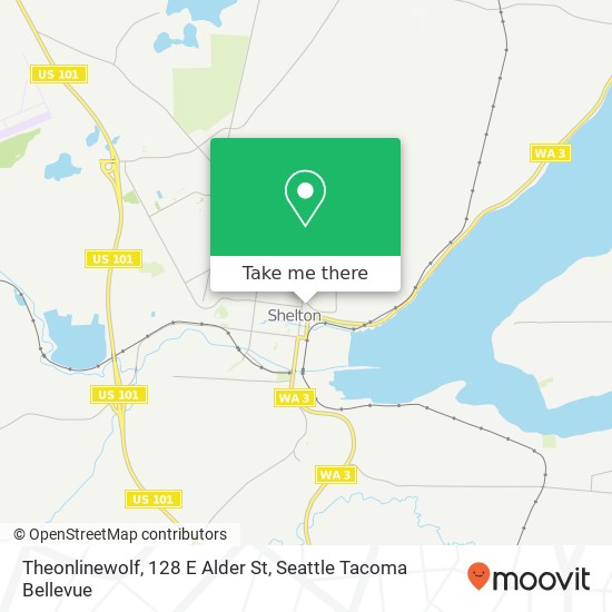 Mapa de Theonlinewolf, 128 E Alder St