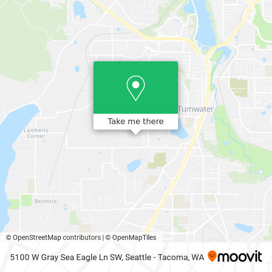 Mapa de 5100 W Gray Sea Eagle Ln SW