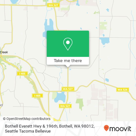 Bothell Everett Hwy & 196th, Bothell, WA 98012 map